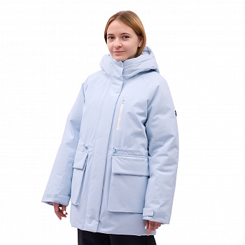 AYMV296-6 Пуховик длинный Sports Style синий